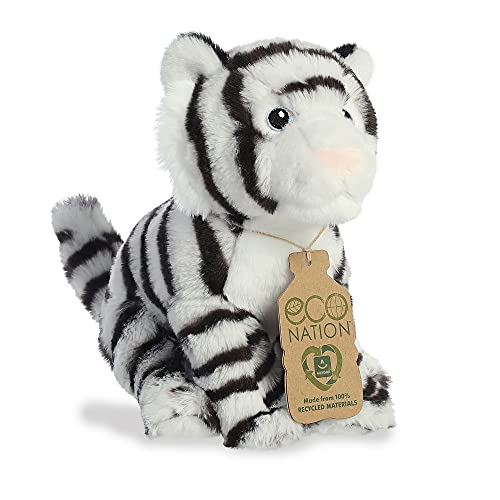 Aurora Eco Nation 7.5" White Tiger Responsibly Made Stuffed Animal