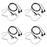 Walkie Talkie Earpiece for Midland Mic Security Headsets GXT1000VP4 LXT600VP3 GXT1050VP4 GXT1000XB (4 Pack)