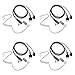 Walkie Talkie Earpiece for Midland Mic Security Headsets GXT1000VP4 LXT600VP3 GXT1050VP4 GXT1000XB (4 Pack) primary