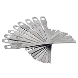 BIGTEDDY - Set of 9 Understring Radius Gauge for Guitar and Bass Setup Luthier Tools for Bridge Saddle Adjustments