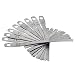 BIGTEDDY - Set of 9 Understring Radius Gauge for Guitar and Bass Setup Luthier Tools for Bridge Saddle Adjustments