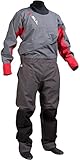 2016 Gul Junior Dartmouth Eclip Zip Drysuit CHARCOAL/RED + UNDERFLEECE GM0378 Junior Sizes - JUNIOR LARGE