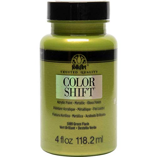 FolkArt Color Shift Acrylic Paint in Assorted Colors (4 oz), 5189 Green Flash