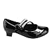 JELLY BEANS GF40 Girl's Mary Jane Strap Rhinestones Deco Low Heel Princess Pumps