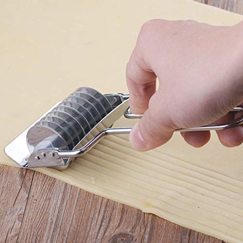 Clearance! Pasta Noodle Cutter, Fheaven Stainless Steel portable Handle Pasta Spaghetti Maker Noodle Roller Dough Cutter Mincer Kitchen Tool