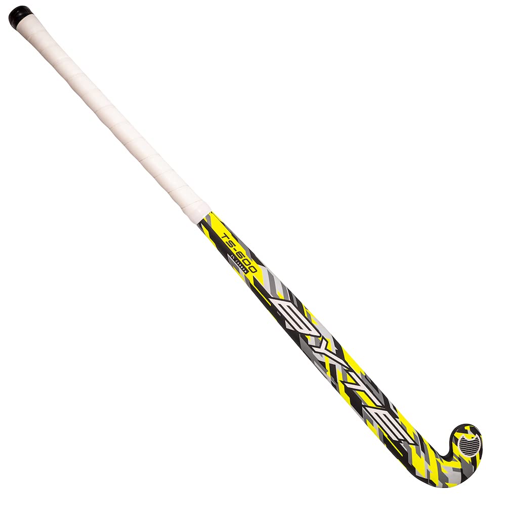BYTE TS600 HOCKEY STICK NEON YELLOW CAMO (37.5'' LIGHT)