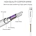 iPhone Charger, TAKAGI 3PACK 6Feet Extra Long Lightning to USB Cable Syncing Data Charging Cord for iPhone X/8 plus/8/7 plus/7/6 plus/6s/5/5s/SE/iPad and iPod (White)