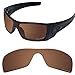 Tintart Performance Replacement Lenses Compatible with Oakley Batwolf OO9101 Polarized Etched-Nut Brown