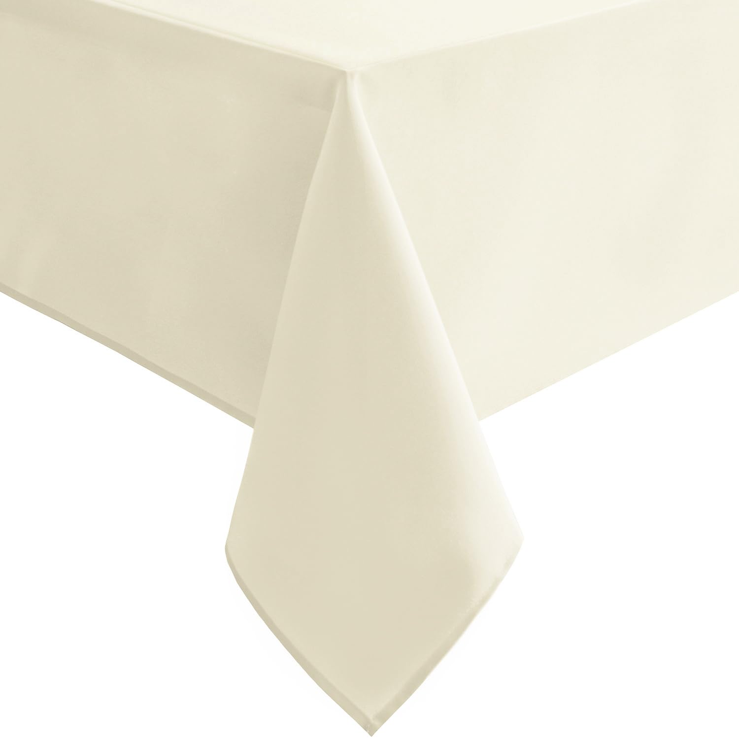 Photo 1 of Hiasan Champagne Rectangle Tablecloth - Waterproof and Spillproof Washable Fabric Table Cloth for Dining Room Kitchen Party and Outdoor, 60 x 84 Inch