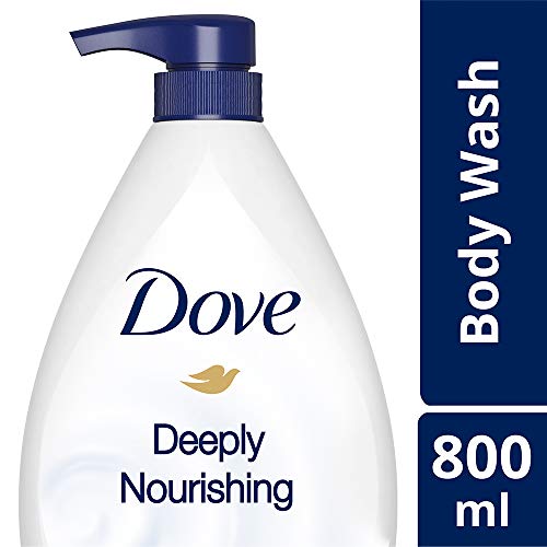 Dove-Deeply-Nourishing-Body-Wash-With-Exfoliating-Beads-For-Softer-Smoother-Skin-800-ml Dove Deep Moisturizing Body Wash 800 ml, Mild Body Cleanser for Soft & Smooth Skin - Paraben Free Liquid Body Wash…