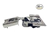 1/2'' Blum Compact Soft-Close Blumotion Overlay Hinge-Pack of 20
