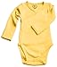 Boys Girls Baby Bodysuit made with Organic Cotton - Kimono Style with Side Snaps and Gloved Sleeve