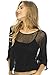 Blouson Top Lite Sleeves Black