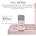 PRESS PLAY Charging Dock for Apple Watch & iPhone (Apple Certified), ONEDock Power Station w/Built-in Original Apple Lightning Connector for Docking, Made for Series, 5,4,3,2,1, AirPods, iPod