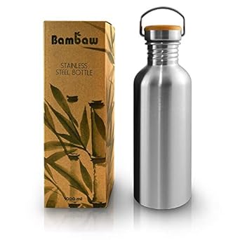 Bambaw Edelstahl Trinkflasche 750 ml | Isolierte Thermosflasche für