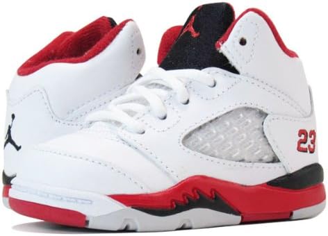 Amazon ナイキ ベビーサイズ 8 16cm Air Jordan 5 Retro Td White Fire Red Black 並行輸入品 ベビーシューズ
