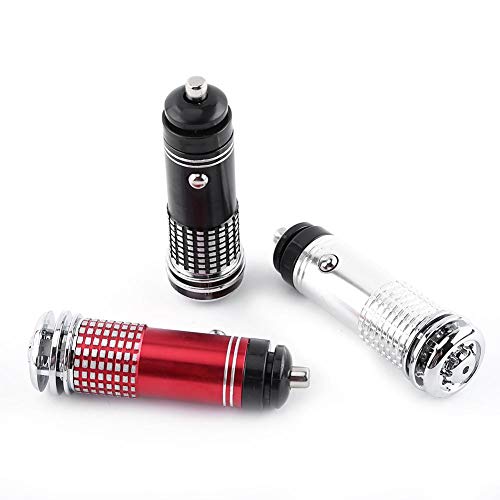 Junluck-Mini-Car-Air-Cleaner-Vehicle-Air-Filter-Premium-Car-and-Home-Air-Purifier-Pro-Ionizer-Helps-with-AllergiesAsthmaOdorsRed