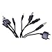 10 in 1 Universal Charging Cable USB Cable Compatible with Samsung LG Huawei ZTE and Sony Ericsson Nokia PSP, USB Charging Cable