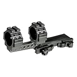 UTG Integral 30mm Offset QD Mount, 2 Top Slots, 100mm Base
