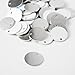 RMP Stamping Blanks, 1 Inch Round with Hole, Aluminum 0.063 Inch (14 Ga.) - 100 Pack