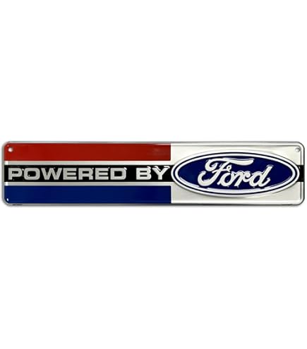 Amazon.com: HangTime Ford Genuine Parts Nostalgia Sign, 12 x 12