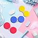 Timoo 12 Pack Contact Lens Case Box Holder Container Colorful Contact Lens Travel Case Soak Storage Kit