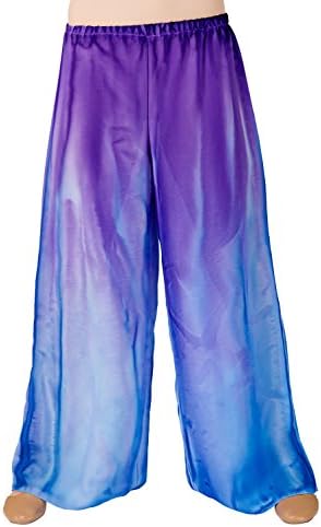 Watercolour Women's Palazzo Pants P/S, Red/Gold