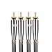 SKW Audiophiles RCA Cable 2RCA Male to 2RCA Male HiFi System Interconnect Cable with Diameter 7mm(4.9ft/1.5M,Black,Nylon)