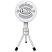 Blue Microphones Snowball iCE Versatile USB Microphone - White (Snowball iCE) with Universal Pop Filter Microphone Wind Screen with Mic Stand Clip