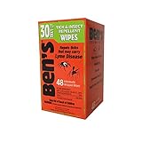 Ben's 30 Deet Mosquito Tick Insect & Bug Repellent Field Wipes - 48 Ct.