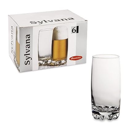 Pasabahce Sylvana Long Drink Juice Glass,385 ml,Set of 6