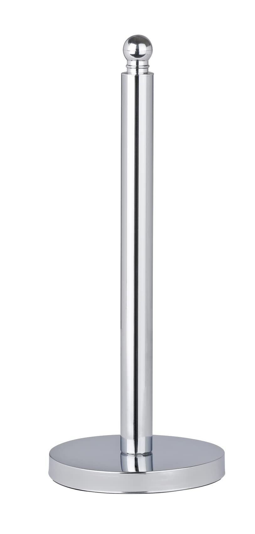 Wenko 16878100 Spare toilet roll holder Viterbo for 3 rolls, Metal Stainless steel, 14 x 35 x 14 cm, Shiny