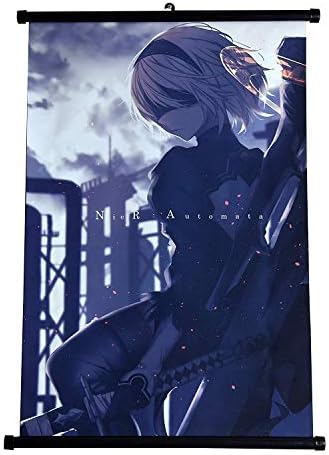 uncle jans Nier: Automata Fabric Wallscroll Anime Gift Poster (Version 1, 40x60cm)