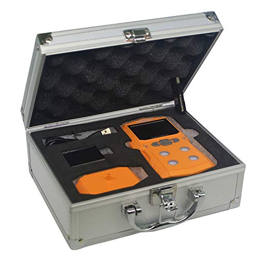 4 Gas Detector Portable Multi Gas Detector Monitor Color Display with Graphing Rechargeable Battery Sound Light Alarm 4 in 1 Gas Analyzer