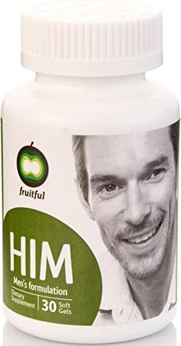 Fruitful for Him: Men’s fertility soft gels: 1-month supply – introductory offer plus free women’s fertility supplements