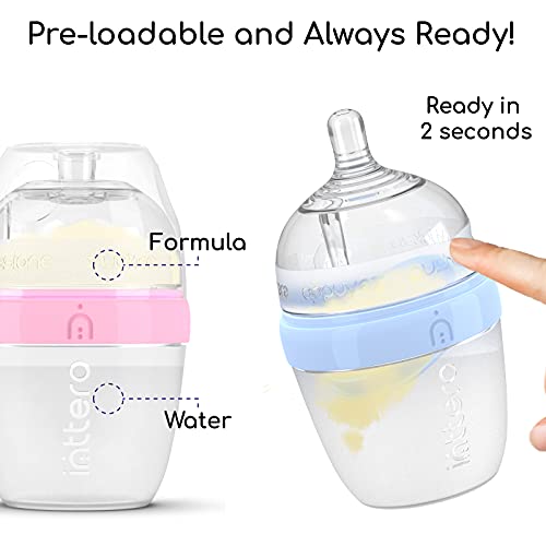 Inttero Preload / Formula Mixing Baby Bottle with Anti Colic & AirFree