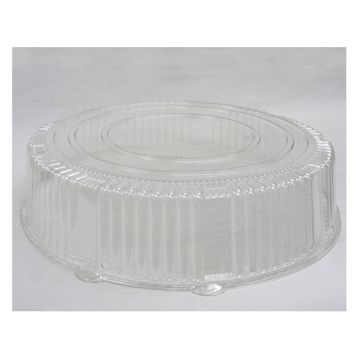 WNA A18PETDMHI CaterLine Plastic Round Catering Tray Dome Lid, 18-Inch, Clear (25-Count)