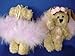 5.5 Inches Angel Fairy Teddy Bear Toy Ornament , 2 Pcs/set by Ellis Collection