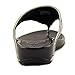 FitFlop Banda Women Open Toe Leather Silver Thong Sandal