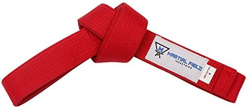Martial Field Karate belt, Size 4 (Red)