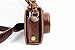 Full Protection Bottom Opening Version Protective PU Leather Camera Case Bag with Tripod Design Compatible for Fujifilm x100 x100s x100m x100t with Shoulder Neck Strap Belt Dark Brown