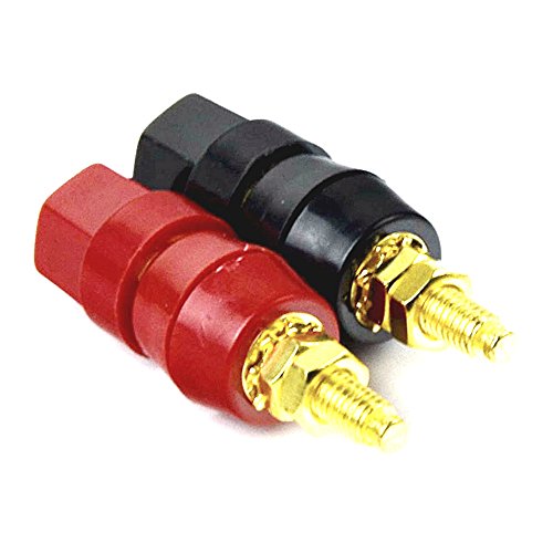 CESS Amplifier Terminal Connector Binding Post Banana Plug Jack Socket Panel/Chassis Mount Connectors (jcx) (10 Pack) - Thumbnail 2