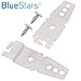 BlueStars 8269145 Premium Dishwasher Undercounter Mounting Bracket - Compatible with for KitchenAid Whirlpool Kenmore Maytag Amana Dishwashers - Includes Screws - Pack of 2