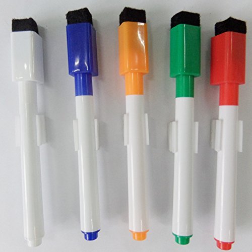 Olpchee 20Pcs White Plastic Pen Holder Clip Selfadhesive Pen Holders