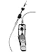 Griffin Remote Hi-Hat Pedal (QuickAction X Series) with Auxiliary 6FT Cable – Heavy-Duty Drum Hardware Kit with Key, Cymbal Stand Holder Mount