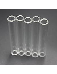 4 inch de largo 5 piezas Pyrex tubo de tubos de vidrio od de grosor pared borosilicato soplado tubos