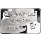 1 oz Silver Bar The Silver Card by Pyromet .999 Silver Bullion (Fits in Your Wallet)
