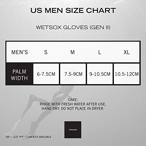 WETSOX GEN II Gloves, Frictionless Wetsuit Glove Liners for Diving and Surfing, Get In and Out of Wetsuits or Wetsuit Gloves Easily, Increases Life of Gear, Ultra thin Poly/Spandex Material (Large)