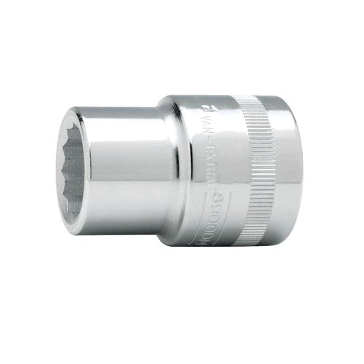 Bahco 8900DM-38 Standard Length Socket, Silver, 3/4-Inch Bi-Hex 38 mm