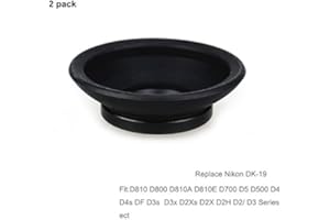 LXH (2 Pack) Replaces Nikon DK-19 and DK-17 Eyecup Eye Cup Eyepiece Viewfinder for Nikon D810 D800 D810A D800E D700 D5 D500 D